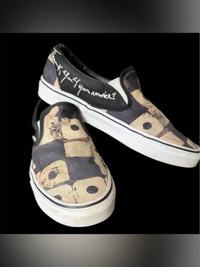 Vans A Tribe Called Quest x Slip-On 'ATCQ', Men’s Size 10.5 Black Tan Athletic